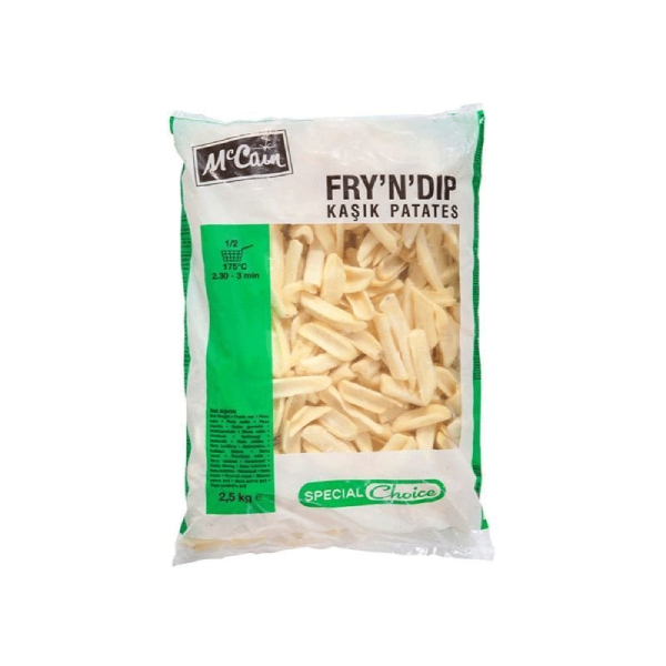 MCCAIN FROZENLİFE KAŞIK KESİM PATATES KOLİ 10 KG